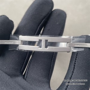 Santos de Cartier 27mm SS AF 1:1 Best Edition White Dial on SS SmartLinks Bracelet MIYOTA 9015 - Image 7