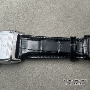 jaeger lecoultre reverso tribute MGF small seconds ss white dial manual wind - Image 3