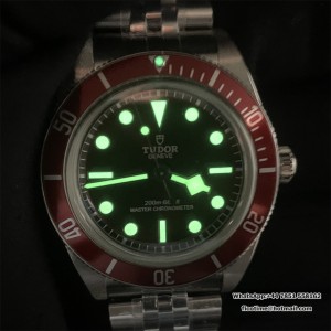 Heritage Black Bay M7941A1A0RU-0003 39mm SS ZF 1:1 Best Edition Burgundy red dial Red Bezel on SS Bracelet A2824 - Image 9