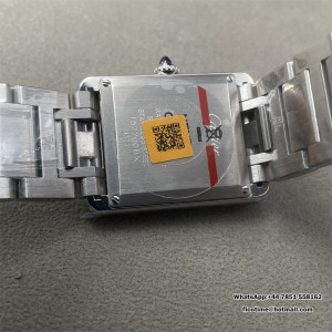 Tank must 33.7x25.5 SS K11F 1:1 Best Edition White Dial on SS Bracelet Ronda Quartz - Image 8