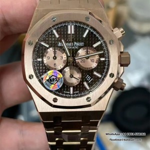 Royal Oak Chrono 26331 RG APSF 1:1 Best Edition Brown/RG Dial on RG Bracelet A2385 - Image 1
