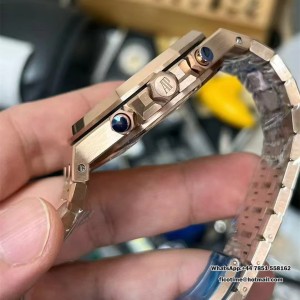 Royal Oak Chrono 26331 RG APSF 1:1 Best Edition Brown/RG Dial on RG Bracelet A2385 - Image 2
