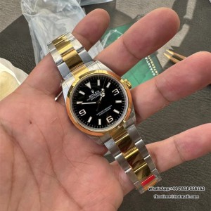 Explorer 124273 36mm 904L Steel VSF 1:1 Best Edition Black Dial on SS/YG Bracelet VS3230 - Image 2