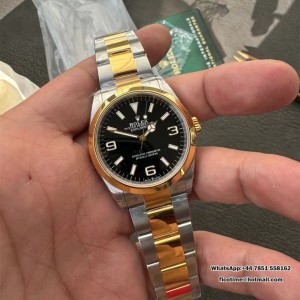 Explorer 124273 36mm 904L Steel VSF 1:1 Best Edition Black Dial on SS/YG Bracelet VS3230 - Image 4