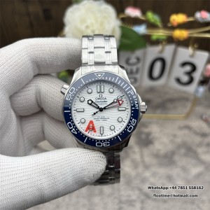 Seamaster Diver 300M Americas Cup SS V4 VSF 1:1 Best Edition White Wave Ceramic Dial On SS Bracelet Super Clone Asian 8800 - Image 8
