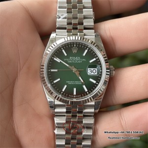 VSF Datejust 126234 36mm 2026 Jubilee SS/SS Ombre Green/Stk DD3235 V2 - Image 8