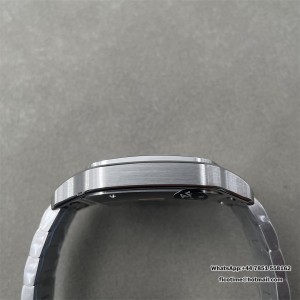 Santos de Cartier 40mm SS AF 1:1 Best Edition Green Dial on SS SmartLinks Bracelet MIYOTA 9015 - Image 3