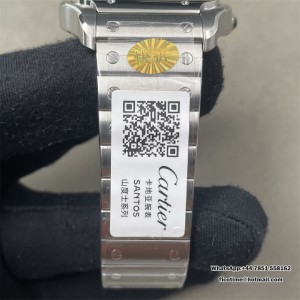Santos de Cartier 40mm SS AF 1:1 Best Edition Green Dial on SS SmartLinks Bracelet MIYOTA 9015 - Image 4