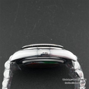 DayDate 36  QF Pink Dial Diamond Marker  on President Bracelet A2836 V2 (Gain Weight) - Image 4