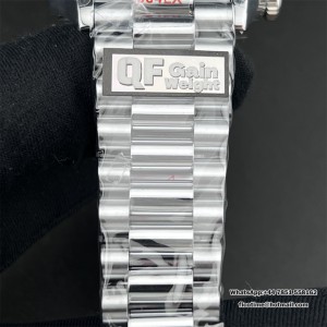 DayDate 36  QF Pink Dial Diamond Marker  on President Bracelet A2836 V2 (Gain Weight) - Image 5