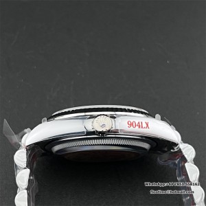 DayDate 36  QF Ombre Blue Dial Roma Marker  on President Bracelet A2836 V2 (Gain Weight) - Image 3