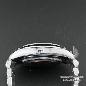 DayDate 36  QF Ombre Blue Dial Roma Marker  on President Bracelet A2836 V2 (Gain Weight) - Image 4