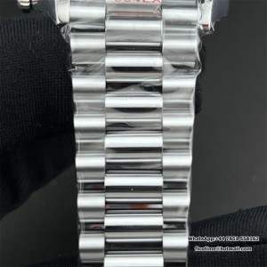 DayDate 36  QF Ombre Blue Dial Roma Marker  on President Bracelet A2836 V2 (Gain Weight) - Image 5