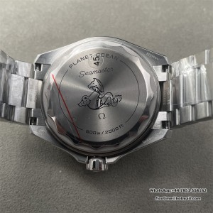 Planet Ocean 600M 42mm SS/SS VSF 1:1 Best Edition Blue Ceramic Black Dial on SS Super Clone - Image 8