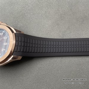 Aquanaut 5167 RG DDF 1:1 Best Edition Brown Dial on Brown Rubber Strap DD324 Super Clone (Gain Weight) - Image 3