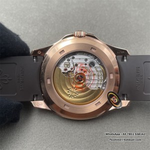Aquanaut 5167 RG DDF 1:1 Best Edition Brown Dial on Brown Rubber Strap DD324 Super Clone (Gain Weight) - Image 5