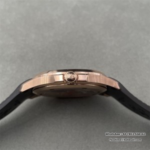Aquanaut 5167 RG DDF 1:1 Best Edition Brown Dial on Brown Rubber Strap DD324 Super Clone (Gain Weight) - Image 6