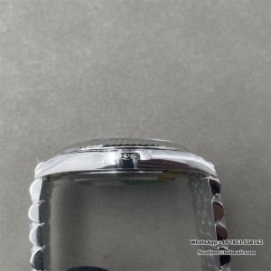 DateJust 41 126334 904L SS VSF 1:1 Best Edition Gray Dial Green Roman on Jubilee Bracelet DD3235 (Free Sprung) - Image 4