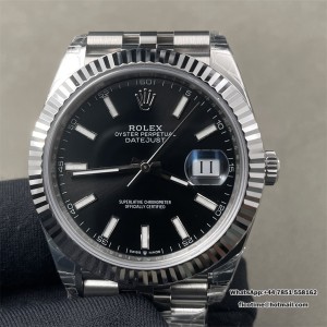 DateJust 41 126334 904L SS VSF 1:1 Best Edition Black Dial on Jubilee Bracelet DD3235 (Free Sprung) - Image 1