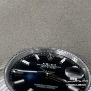 DateJust 41 126334 904L SS VSF 1:1 Best Edition Black Dial on Jubilee Bracelet DD3235 (Free Sprung) - Image 2