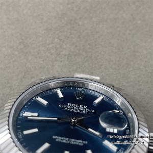DateJust 41 126334 904L SS VSF 1:1 Best Edition Blue Dial on Jubilee Bracelet DD3235 (Free Sprung) - Image 2