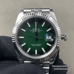 DateJust 41 126334 904L SS VSF 1:1 Best Edition Green Ombre Dial on Jubilee Bracelet DD3235 (Free Sprung) - Image 1