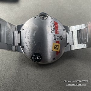 Ballon Bleu 40mm SS AF 1:1 Best Edition White Textured Dial On SS Bracelet Super Clone A2824 - Image 7