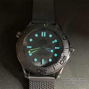 Seamaster 300M Diver 42mm SS VSF Best Edition Gray Dial On SS Mesh Bracelet Super Clone 8806 - Image 9