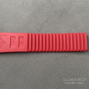 Aquanaut 5167 Singapore SS DDF 1:1 Best Edition Gray Dial on Red Rubber Strap DD324 Super Clone - Image 4