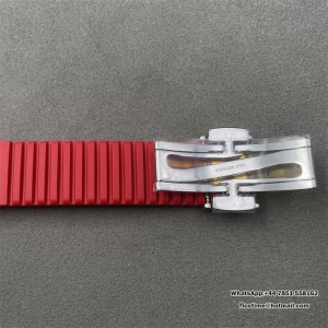 Aquanaut 5167 Singapore SS DDF 1:1 Best Edition Gray Dial on Red Rubber Strap DD324 Super Clone - Image 5
