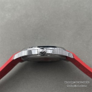 Aquanaut 5167 Singapore SS DDF 1:1 Best Edition Gray Dial on Red Rubber Strap DD324 Super Clone - Image 7