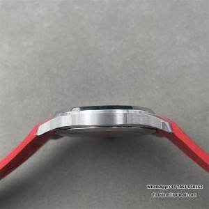 Aquanaut 5167 Singapore SS DDF 1:1 Best Edition Gray Dial on Red Rubber Strap DD324 Super Clone - Image 8