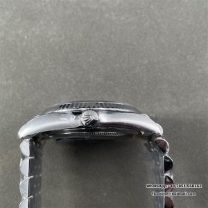 DateJust 36 SS 126234 ARF 1:1 Best Edition 904L Steel Gray Dial Green Roman on Jubilee Bracelet VS3235 V2 - Image 3