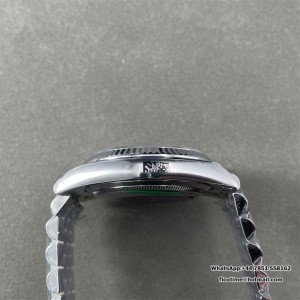 DateJust 36 SS 126234 ARF 1:1 Best Edition 904L Steel Gray Dial Green Roman on Jubilee Bracelet VS3235 V2 - Image 4