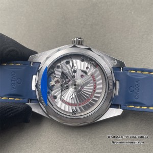 Aqua Terra 150m 'Mondo' 41mm SS VSF 1:1 Best Edition Blue Textured Dial on Rubber Strap A8900 Super Clone - Image 6