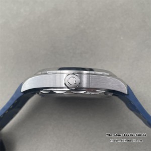 Aqua Terra 150m 'Mondo' 41mm SS VSF 1:1 Best Edition Blue Textured Dial on Rubber Strap A8900 Super Clone - Image 7
