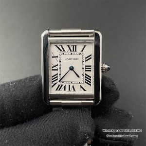 Tank Solo 24.5mm AF SS White Dial on SS Bracelet Ronda Quartz - Image 1
