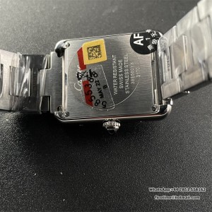 Tank Solo 24.5mm AF SS White Dial on SS Bracelet Ronda Quartz - Image 7