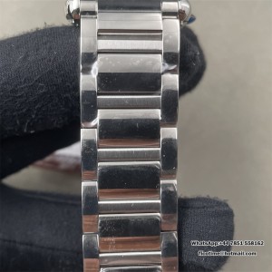 Cartier Tank Must Large Blk SS/SS White F1F Swiss Qtz - Image 5