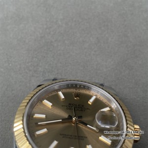 DateJust 41 126333 904L Gain Weight V2 ARF 1:1 Best Edition Gold Dial Stick Marker On Jubilee Bracelet DD3235 - Image 2