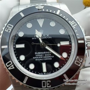 VSF VS3230 Submariner No Date 41mm 124060 Ceramic Black Dial 904L SS Bracelet - Image 6
