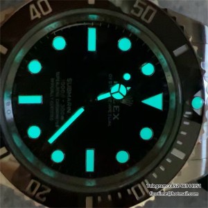 VSF VS3230 Submariner No Date 41mm 124060 Ceramic Black Dial 904L SS Bracelet - Image 9