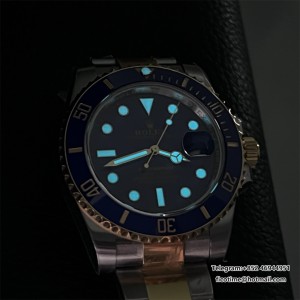 VSF VS3135 Submariner 40mm 116613LB Ceramic Blue Dial 904L YG/SS Bracelet - Image 9