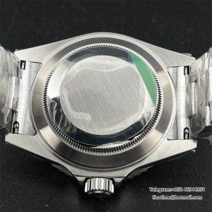 RAF A3135 Submariner 40mm 16610LV Green Bezel Black Dial Rehaut 904L SS Bracelet - Image 8