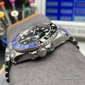 C+F 3285 GMT-Master II  126710 BLNR Black/Blue Ceramic Bezel 904L Jubilee Bracelet - Image 3