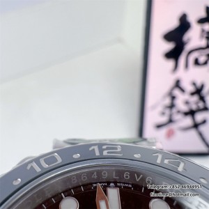 ARF SH3285 GMT-Master II  126710 GRNR Black/Grey Ceramic Bezel 904L Jubilee Bracelet - Image 6