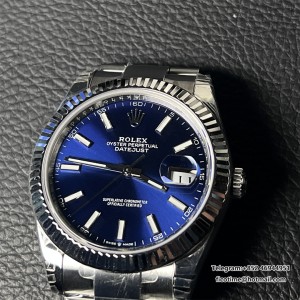 VSF VS3235 DateJust 41mm 126334 Fluted Bezel Blue Dial Oyster Bracelet DD3235 - Image 9