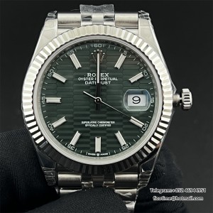 VSF VS3235 DateJust 41mm 126334 Fluted Bezel Mint Green Motif Dial Jubilee Bracelet DD3235 - Image 1