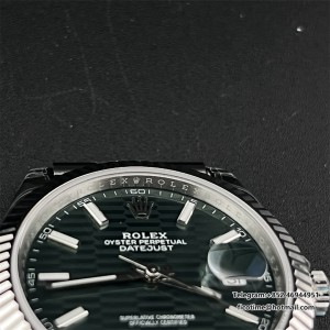 VSF VS3235 DateJust 41mm 126334 Fluted Bezel Mint Green Motif Dial Jubilee Bracelet DD3235 - Image 2