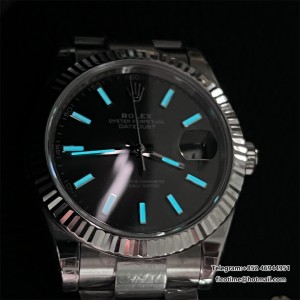 VSF VS3235 DateJust 41mm 126334 Fluted Bezel Grey Dial Oyster Bracelet DD3235 - Image 9